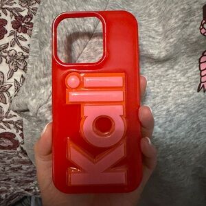 BaubleBar Kali Red and Pink Phone Case IPHONE 16 PRO
